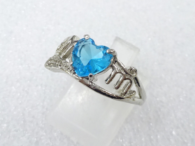 COLORED STONE FASHION RING / JP SIZE 17